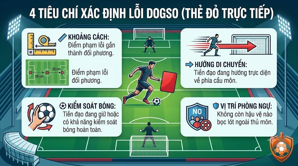 Luật Phạm Lỗi Và Hành Vi Sai Trái Trong Bóng Đá: DOGSO, Thẻ Phạt & Phạt Đền (Cập Nhật IFAB)