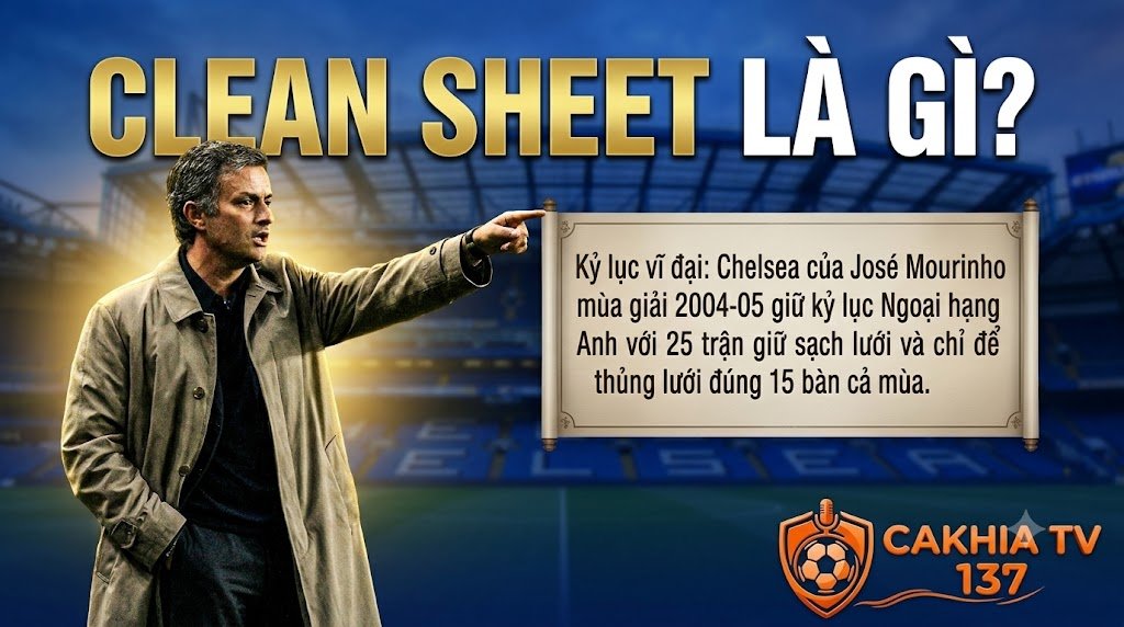 Clean Sheet Là Gì? Ý Nghĩa Của Thống Kê Giữ Sạch Lưới Trong Bóng Đá