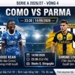 Ảnh bìa trực tiếp và nhận định trận đấu Como vs Parma lúc 23h30 ngày 14/9 vòng 4 Serie A trên chuyên trang CakhiaTV.