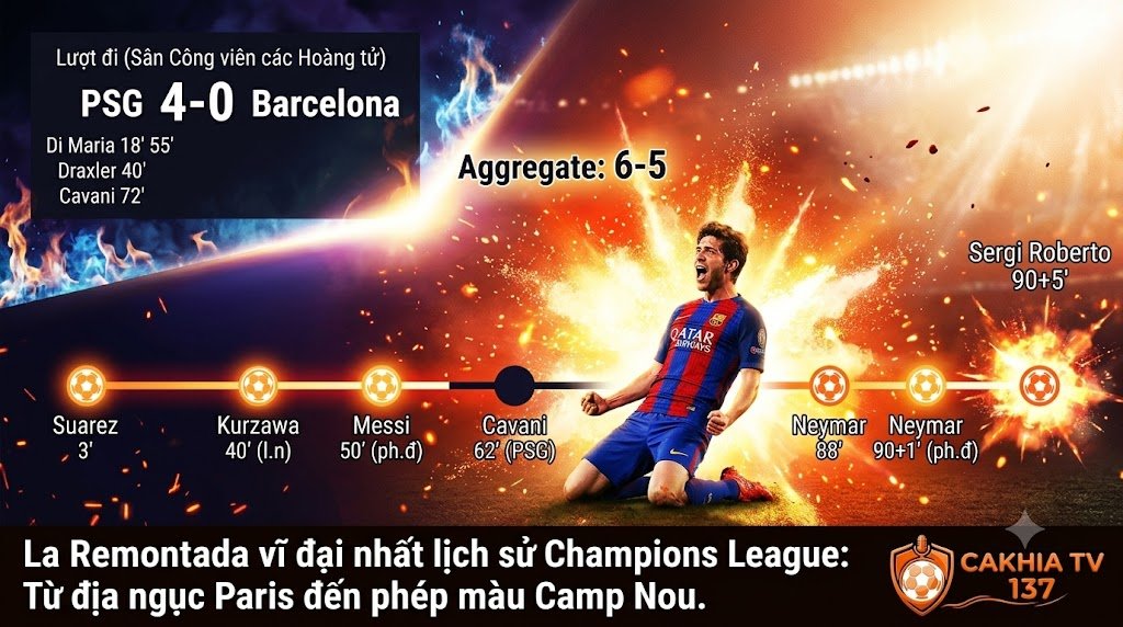 La Remontada là gì? Khám phá nghệ thuật lội ngược dòng trong bóng đá