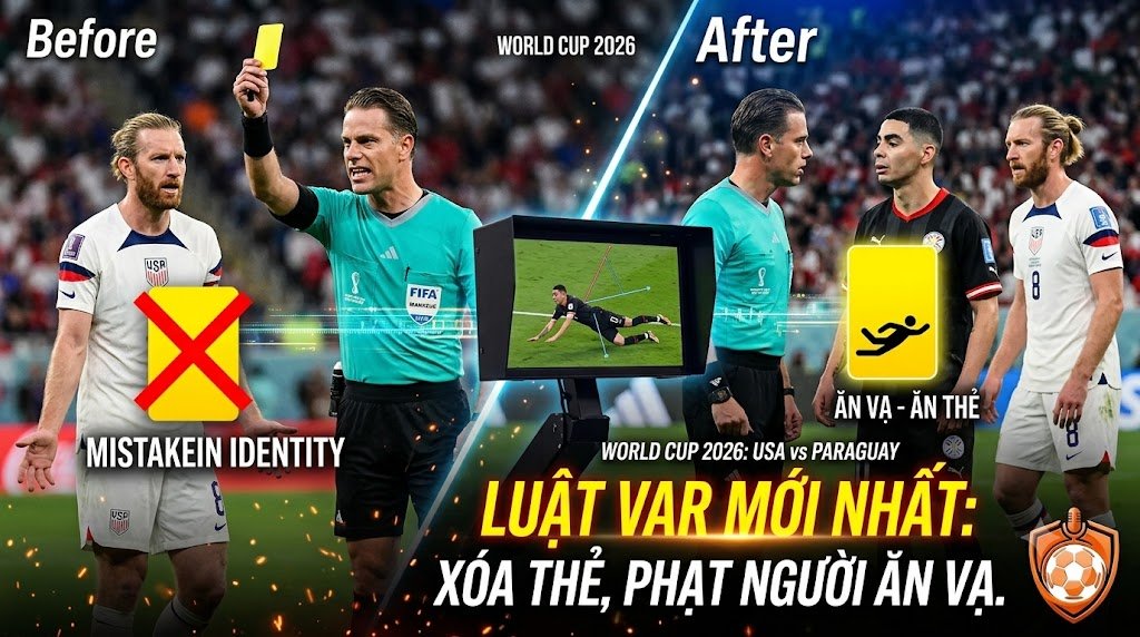 Các Thay Đổi Về VAR Mới Nhất: Mở Rộng Quyền Hạn Và Luật “Nhầm Lẫn Danh Tính”